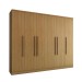 Guarda-Roupa Casal Velar 6 Portas 4 Gavetas Cinamomo - Panorama Móveis