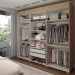 Guarda-Roupa Casal Manhattan 6 Portas 2 Gavetas Marrocos/Off White - Panorama Móveis