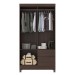 Guarda-Roupa Lótus 4 Portas 2 Gavetas Café Touch - Demóbile