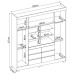 Guarda-Roupa Casal Cádis 4 Portas 6 Gavetas com Espelho Café Touch - Demóbile