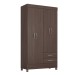 Guarda-Roupa Astro 4 Portas Café Touch - Demóbile