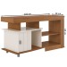 Rack para TV Até 47 Polegadas Royal Cinamomo/Off White - Artely