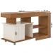 Rack para TV Até 47 Polegadas Royal Cinamomo/Off White - Artely
