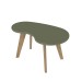 Mesa de Centro Flora 100% Mdf Menta - Pnr Móveis