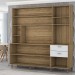 Cozinha Compacta Luiza 10 Portas 2 Gavetas Freijó/Supremo - Panorama Móveis
