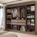 Guarda-Roupa Casal Diplomata 8 Portas 4 Gavetas 100% Mdf Castanho/Preto - Panorama Móveis