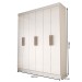 Guarda-Roupa Casal Valparaíso  6 Portas 2 Gavetas Branco - Panorama Móveis