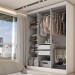 Guarda-Roupa Casal Valparaíso  6 Portas 2 Gavetas Branco - Panorama Móveis