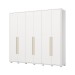 Guarda-Roupa Casal Atalaia 6 Portas 6 Gavetas Branco Hp - Henn