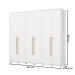 Guarda-Roupa Casal Atalaia 6 Portas 6 Gavetas Branco Hp - Henn