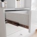 Guarda-Roupa Solteiro Doha 2 Porta 3 Gavetas com Espelho Branco - Henn