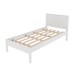 Cama de Solteiro Branco Cm8004 - Tecno Mobili