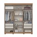 Guarda-Roupa Casal ávila Soft 6 Portas 4 Gavetas Ripado Nature - Henn