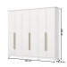 Guarda-Roupa Casal Americano Prime 6 Portas 6 Gavetas Branco Hp - Henn
