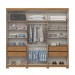 Guarda-Roupa Casal Pétrus 6 Portas 4 Gavetas 100% Mdf Nature/Off White - Henn