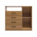 Cômoda 4 Gavetas 1 Porta Cm4142 Ipê - Decibal