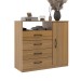 Cômoda 4 Gavetas 1 Porta Cm4142 Ipê - Decibal