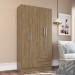 Guarda-Roupa Solteiro 4 Portas 2 Gavetas Rp1420 Wood - Decibal
