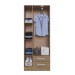 Guarda-Roupa Solteiro 3 Portas 2 Gavetas Rp1320 Wood - Decibal