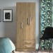 Guarda-Roupa Solteiro 3 Portas 2 Gavetas Rp1320 Wood - Decibal