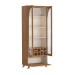 Cristaleira Murano 3 Portas com Vidro Cinamomo/Off White - Arley