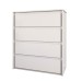 Cômoda Celeste 4 Gavetas Branco - Panorama Móveis