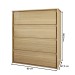 Cômoda Celeste 4 Gavetas Castanho - Panorama Móveis