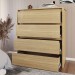 Cômoda Celeste 4 Gavetas Castanho - Panorama Móveis