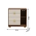 Cômoda Sapateira Santos 1 Porta 4 Gavetas Imbuia/Fendi - Pnr Móveis