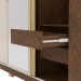 Guarda-Roupa Garibaldi 3 Portas 4 Gavetas 100% Mdf Imbuia/Fendi - Pnr Móveis