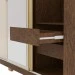 Guarda-Roupa Garibaldi 3 Portas 4 Gavetas 100% Mdf Imbuia/Fendi - Pnr Móveis