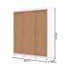 Guarda-Roupa Garibaldi 3 Portas 4 Gavetas 100% Mdf Branco/Camarim - Pnr Móveis