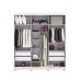 Guarda-Roupa Garibaldi 3 Portas 4 Gavetas 100% Mdf Branco/Camarim - Pnr Móveis