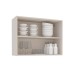 Armário Aéreo Cozinha 80 Cm Koya 2 Portas Creme - Politorno