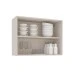 Armário Aéreo Cozinha 80 Cm Koya 2 Portas Creme - Politorno