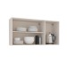 Armário Aéreo Cozinha 120 Cm Koya 3 Portas Creme - Politorno