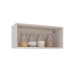 Armário Aéreo Cozinha 80 Cm Koya 1 Porta Creme - Politorno