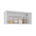 Armário Aéreo Cozinha 80 Cm Meena 1 Porta Branco/Creme - Politorno