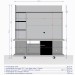 Estante para TV Até 47 Polegadas 1 Porta Taurus Ripado 3d Off White/Cinamomo - Móveis Bechara