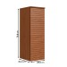 Armário Aéreo Cozinha Auris 1 Porta 100% Mdf Canela - Genialflex