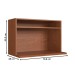 Armário Aéreo Cozinha 79,8 Cm Auris 100% Mdf Canela - Genialflex