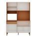 Cozinha Compacta Marina 6 Portas 1 Gaveta 100% Mdf Freijó/Off White - Genialflex