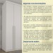 Guarda-Roupa Casal Joinville 6 Portas 4 Gavetas Neve - Tcil Móveis