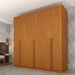 Guarda-Roupa Casal Joinville 6 Portas 4 Gavetas Cinamomo - Tcil Móveis