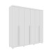 Guarda-Roupa Casal Joinville 6 Portas 4 Gavetas 31282 Neve - Tcil Móveis
