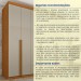Guarda-Roupa Casal Joinville 6 Portas 4 Gavetas 31282 Cinamomo/Off White - Tcil Móveis