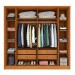 Guarda-Roupa Casal Guarani 6 Portas 4 Gavetas Ripado Cinamomo/Off White - Tcil Móveis