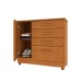 Cômoda Guarani 1 Porta 4 Gavetas Ripado 31299 Cinamomo - Tcil Móveis