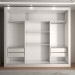 Guarda-Roupa Casal Del Plata 3 Portas 4 Gavetas com Espelho Branco- Panorama Móveis