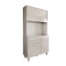 Cozinha Compacta Primavera 4 Portas 1 Gaveta Branco - Panorama Móveis